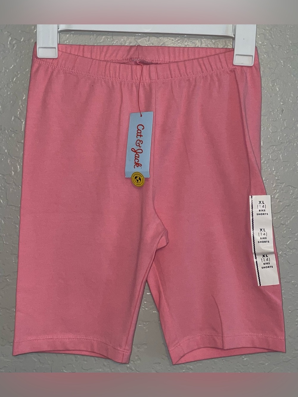 Cat & Jack Pink Girls' Bike Shorts Size Xl New